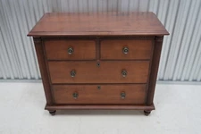 Durham Saville Row Maple Large 4 Drawer Nightstand