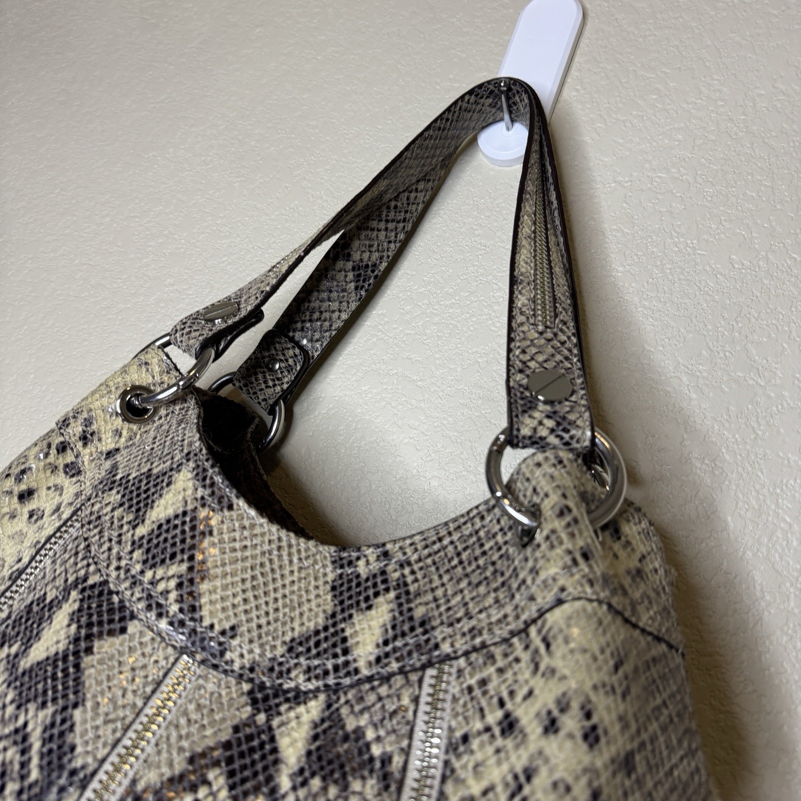 MICHAEL KORS Y2K Python Snakeskin Leather Satchel… - image 19