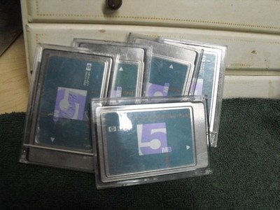 5 VINTAGE HP 5MB PCMCIA PC CARD SDP5 F1012A for HP Palmtop 200LX 100LX 1000CX