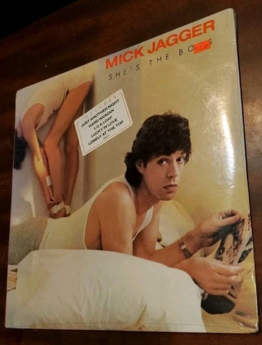 She's The Boss Mick Jagger LP 1985 Columbia New Sealed Rolling Stones Hype Stick