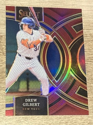 E821 /149 2024 Panini Select Premier Maroon Prizm #67 Drew Gilbert Mets  RC