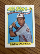 1989 Topps - All-Star - ANDRES GALARRAGA  #386 Montreal Expos Card