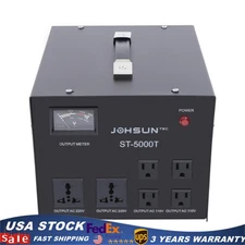 5000W Step Up/Down Transformer Regulator/Stabilizer 120V-220V 220V-110V Voltage