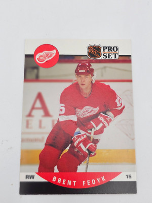 1990-91 Pro Set - Brent Fedyk #435 (RC)