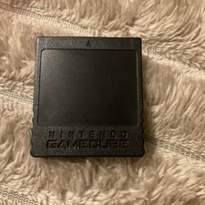 Nintendo Gamecube Black Memory Card 251 Blocks DOL-014 Genuine OEM DOL-014