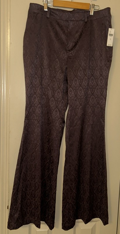 Anthropologie, By Anthropologie Whimsical Brocade Flare Pants