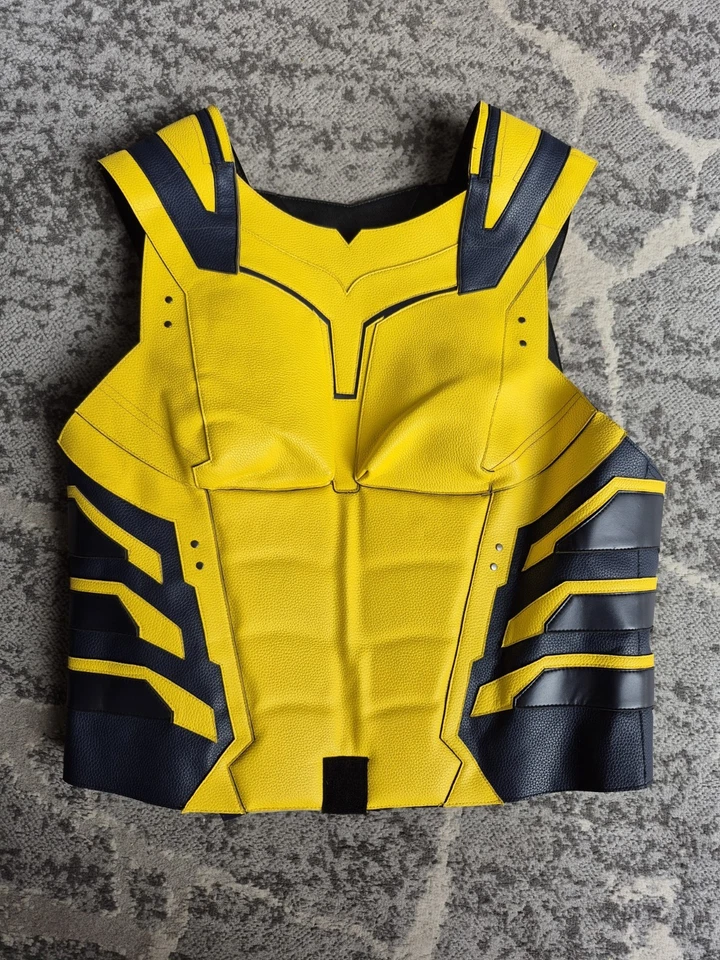 X-Men Wolverine Cosplay Costume Jumpsuit & Armor Set - Fits Large/Smaller XL NEW - Image 2 of 4