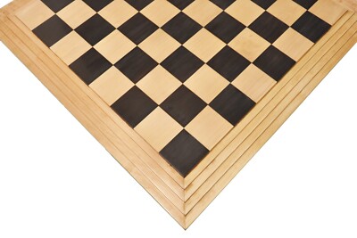 21'' Inches Solid Luxury Wooden Chess Board Made With Maple Wood & Ebony Wood