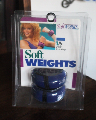 Poids De Poignet SoftWORKS Vintage - Paire De 2 Lb (0,9 Kg) Pour Entraînement - Violet