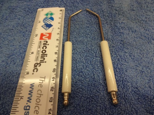 BURNER BOILER ELECTRODES SPARKERS WESLEY NOVA 1012WA STAINLESS LID BCE000980 - Picture 8 of 10