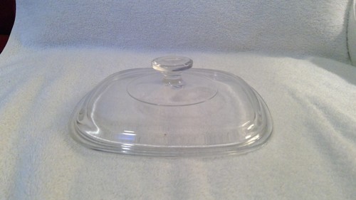 Plato para hornear vintage 1985-95 Corningware A-2-B, 2 litros, iris sombra con tapa A-9-C - Imagen 9 de 10
