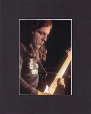 8X10" Matted Print Art Picture Pink Floyd: David Gilmour 1970