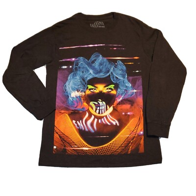 EUC Sz SMALL Lady Gaga Enigma Longsleeve Concert Shirt 2 Sided Graphic Las Vegas