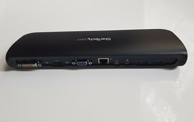 StarTech.com USB3 HDMI/DVI/VGA Laptop/PC-Dockingstation + Audio&Ethernet + 3 Kabel
