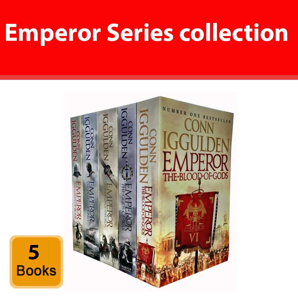 Emperor Series Conn Iggulden 5 Books set collection Gates of Rome, Gods
