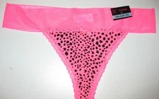 NO BOUNDARIES -  NEW - JR XXL (2X-19) -  PINK - NYLON STRETCH THONG PANTY