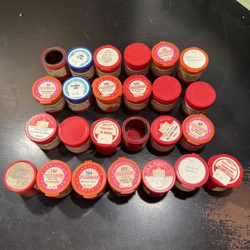 25x Vintage Educational College Red Media Filmstrip 35mm Lot(2) In Cases