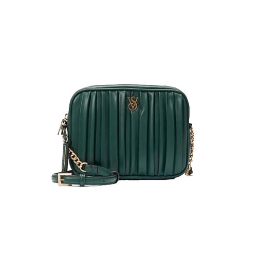 Victorias secret VS the Victoria top zip crossbody bag purse pocketbook green Victoria main image 3