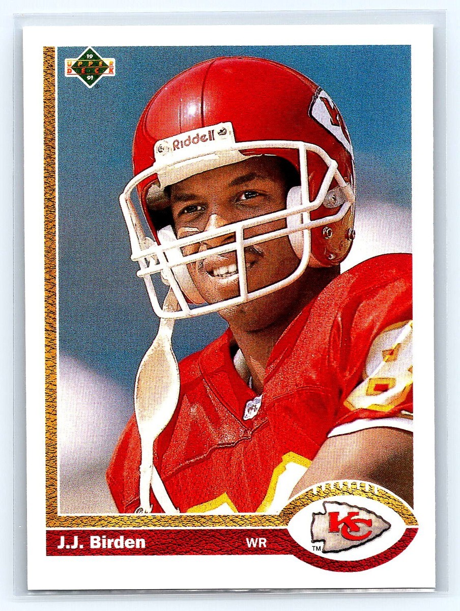 1991 Upper Deck #661 J.J. Birden Football Rookie Kansas City