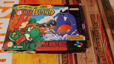 Super Mario World 2 Yoshi´s Island SNES Super Nintendo (Modul, Box) 16-bit