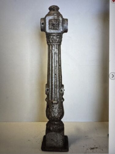 Antique Century Iron Newel Post