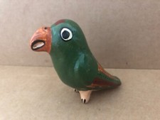 Vintage CERAMIC POTTERY Mexican Toucan Bird Musical Instrument Whistle