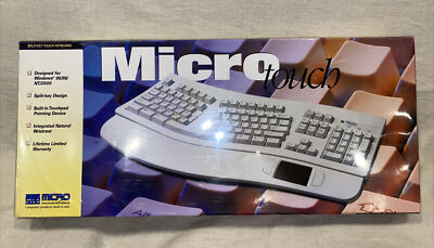 VERY RARE Micro Innovations Keyboard Micro Touch KB98T, Built-In Touchpad,Sealed