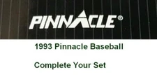 1993 Pinnacle Baseball Singles 401 - 620 Complete Your Set
