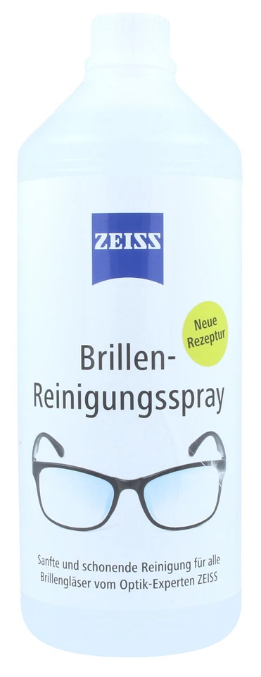 MARKENLOS Zeiss Brillenreinigungsspray 1 Liter Nachfüllflasche | Brillenspray 1000ml | NEU