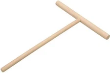 1 PC Wooden T Shape Crepe Maker Pancake Spreader Stick Chinese Crepes... 