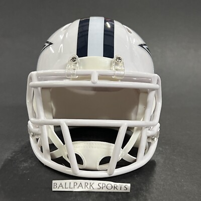Mini Casque Dallas Cowboys 2024 - Édition Ardoise Vitesse Alternative - Marque Fanatics Authentic - Neuf - Collection NFL