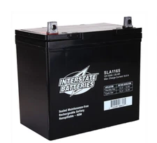 12v55ah Interstate Mobility Scooter SLA Batteries - Sold as a pair - SLA1165