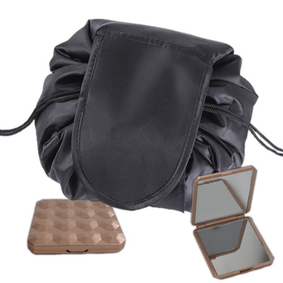 Tragbare Make-up Kordelzug Tasche Aufbewahrung Magische Reisetasche Kosmetiktasche & Spiegel