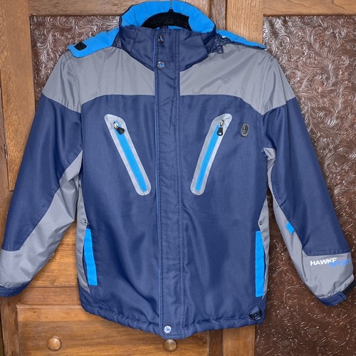 Hawke & Co. Sport Performance Outerwear Insulated Hoodie Jacket Coat Sz Youth 8 - Picture 1 of 11