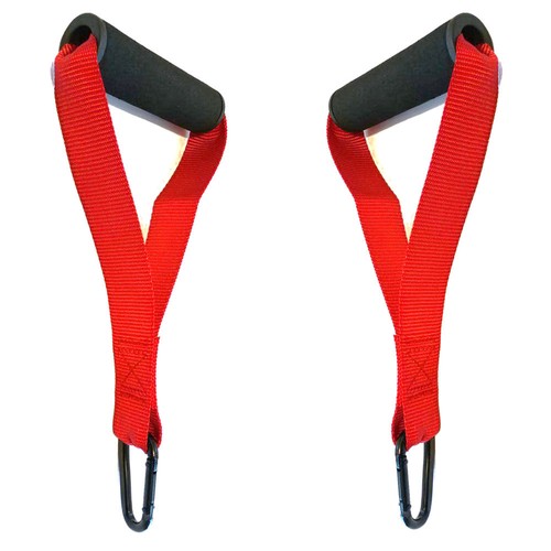 Exercise Handle for Pilates Yoga Strength Trainer Pull Down Home Gym Fitness Red - Picture 5 of 12