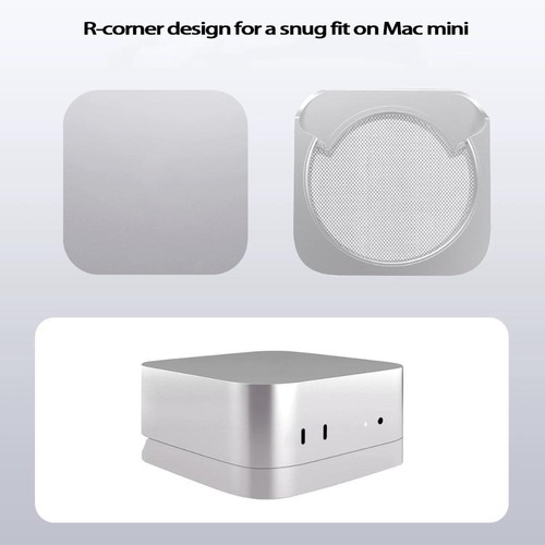 Suitable for Mac Mini M4/M4 Pro 2024 Desktop Dust and Heat Dissipation Stand - Afbeelding 4 van 10