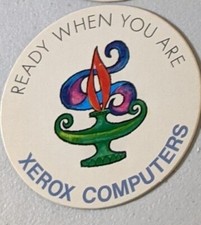 Vintage Collectible Drink Coasters from Xerox Data Systems 1969
