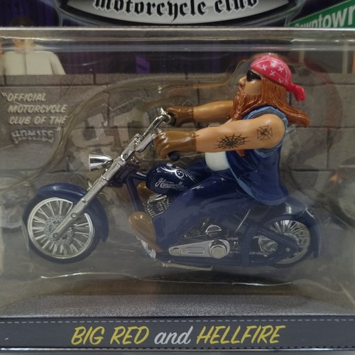 JADA TOYS HOMIE ROLLERZ MC MOTORCYCLE CLUB BIG RED and HELLFIRE BLUE 1:24 *HTF* - Picture 2 of 6