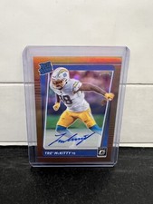 2021 Panini Donruss Optic Rated Rookie Bronze Tre’ McKitty Auto RC LA Chargers