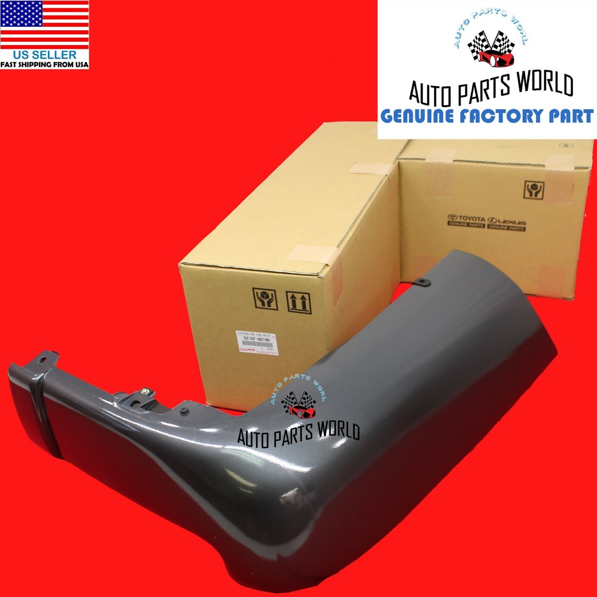 専用出品 GENUINE TOYOTA 95-97 LAND CRUISER LEFT DRIVER REAR BUMPER