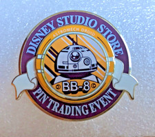 DISNEY PARKS  Star Wars Force Awakens BB-8 Droid Pin DOUBLE LAYERED PIN