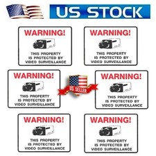 Home Store Security Stickers Surveillance Camera System In Use Window Decal Lot Home Store Security Stickers Surveillance Camera System In Use Window Decal Lot