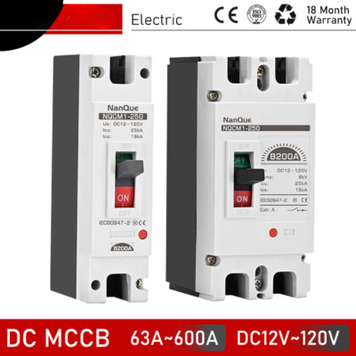 DC12V 24V 48V 60V 110V Circuit Breaker 100A 200A 300A 400A600A Battery Protector