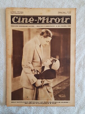 CINE SPIEGEL NR. 225 26.07.1929 DOLLY DAVIS JACK TREVOR CLAUDIA VICTRIX ALICE DAY