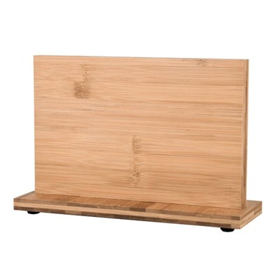 Kitchen Blocks Holder with Powerful Magnet Bamboo Material