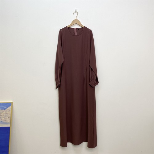 Modest Abaya Women Muslim Long Sleeve Maxi Dress Kaftan Turkey Islamic Caftan - Picture 30 of 32