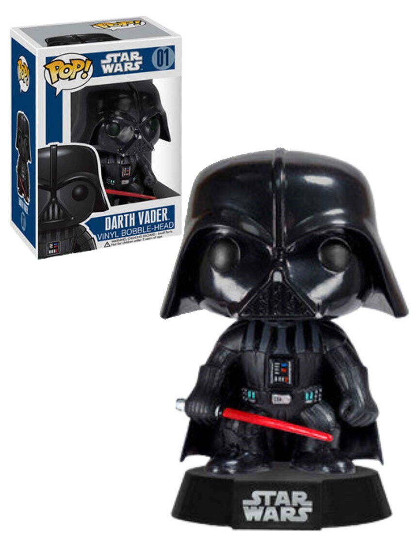 Funko POP! Star Wars #01 Darth Vader (Blue Box, Large Font