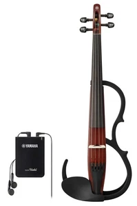 Yamaha Silent Electric Violin YSV104 BR Brown with Earphone Basic Model NEW