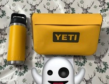 YETI Alpine yellow sidekick rambler bottle