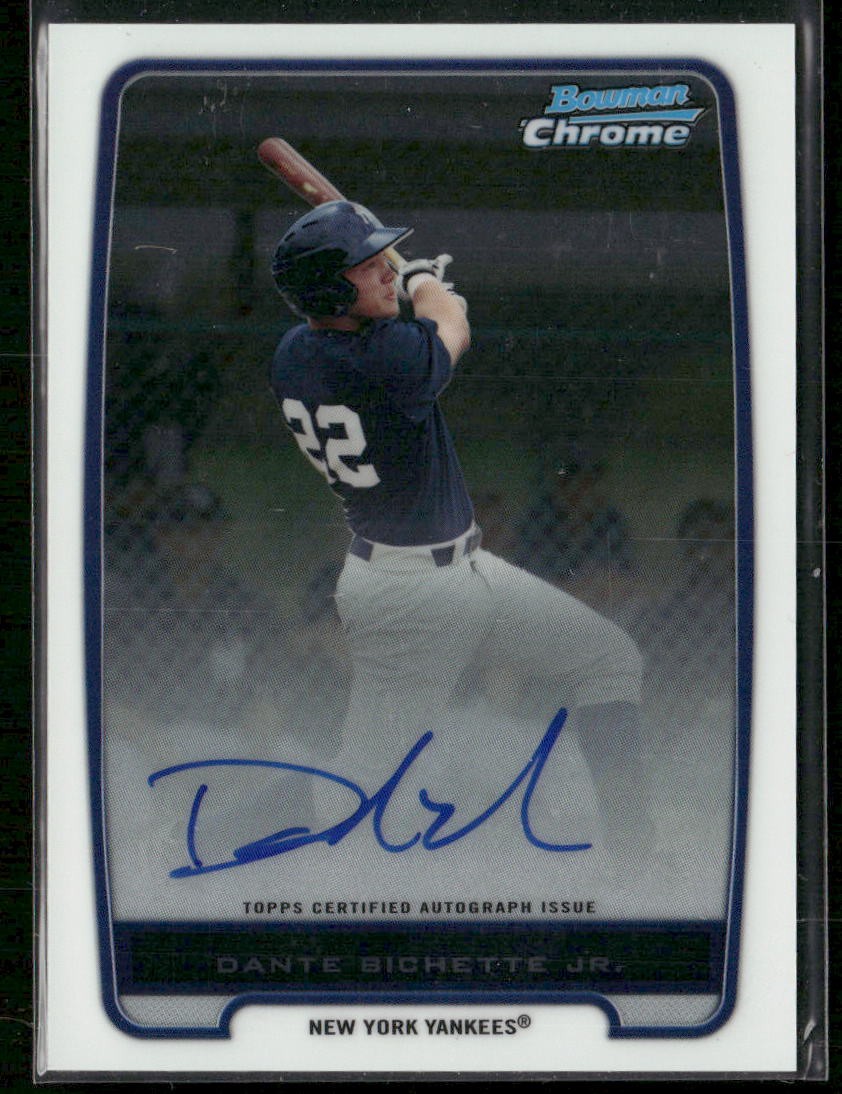 2012 Bowman #BCP99 Dante Bichette Chrome Prospect Autograph Auto